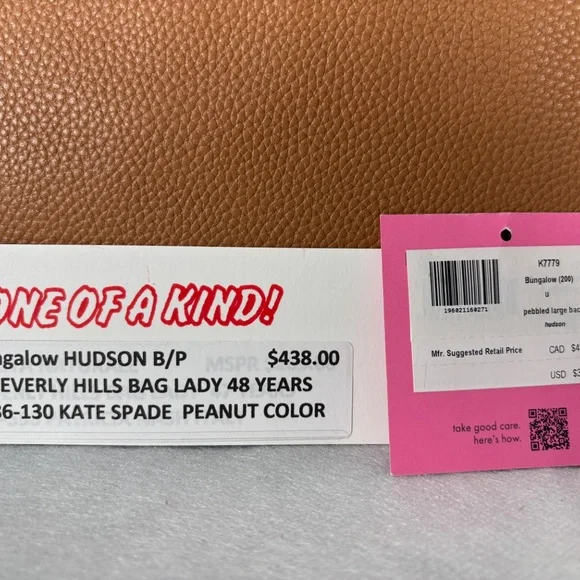 KATE SPADE NY-NWT$438.0064 YEARS IN BEVERLY HILLS CA -FILM STAR READY